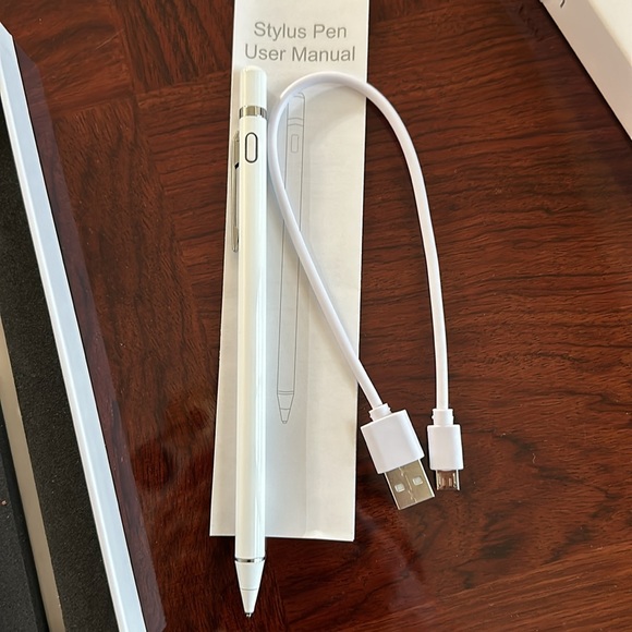 Stylus Pen for Amazon Fire HD 10 Table with 1.5mm Ultra Fine Tip Pencil, White - Picture 9 of 12